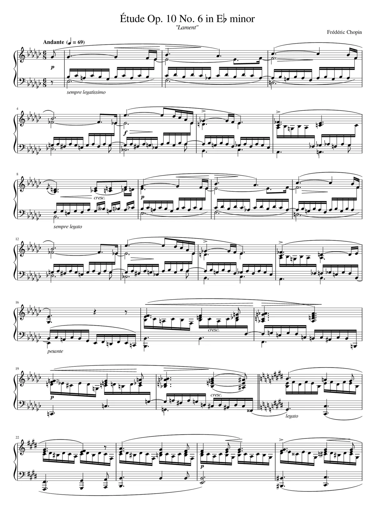 Études Op.10 - Page 1