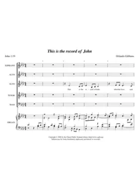 This is the record of John