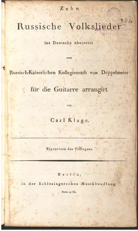 10 Russische Volkslieder