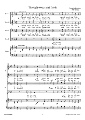 Through woods and fields