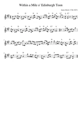 Within a Mile o' Edinburgh Toon