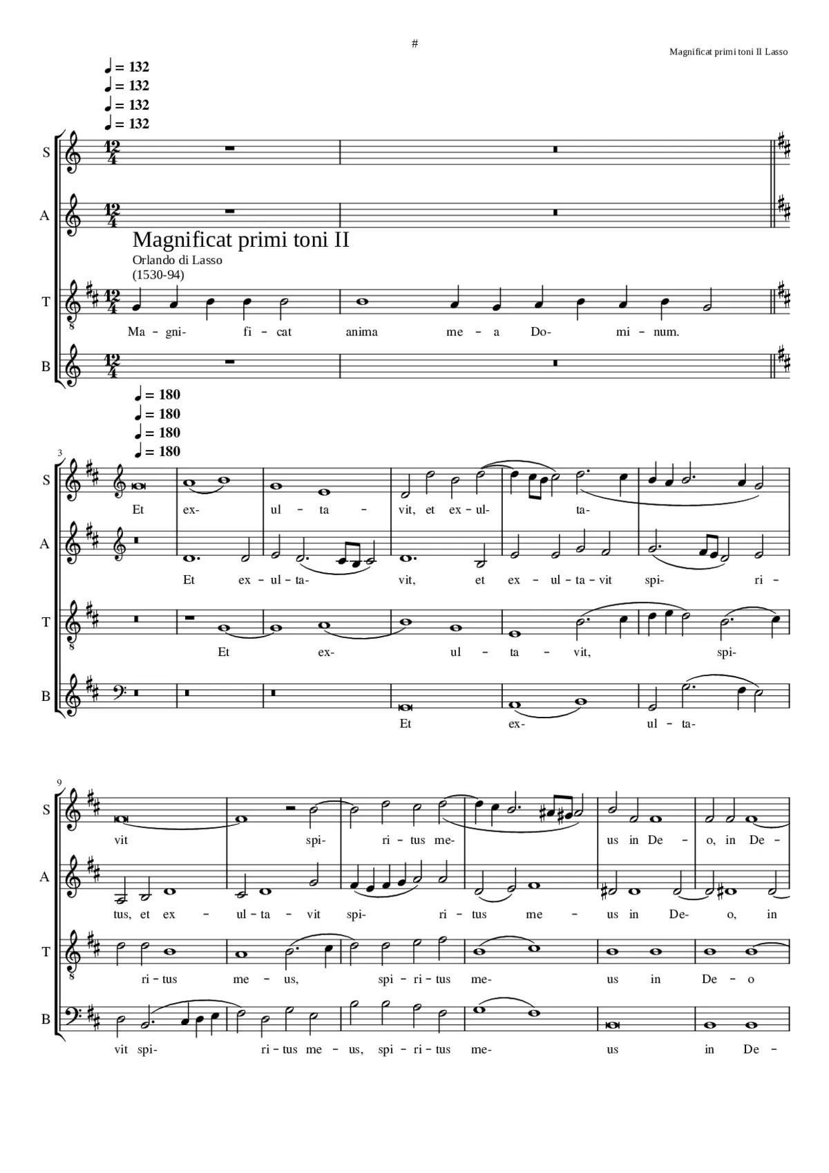 Magnificat primi toni II - Page 1