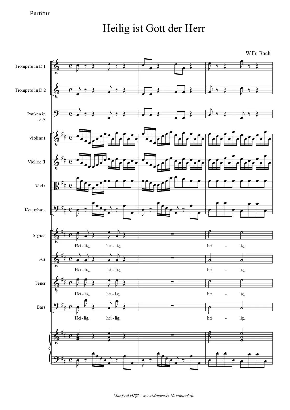 Heilig ist Gott - Page 1