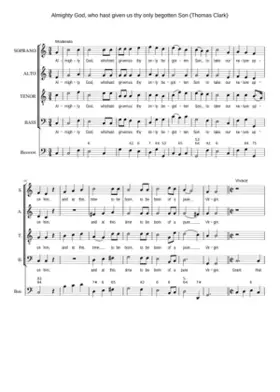 Almighty God who hast given