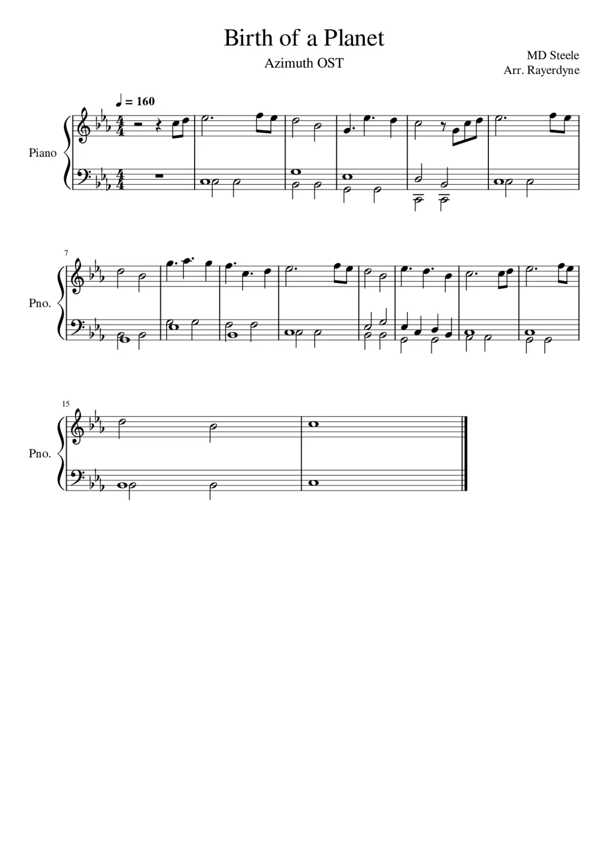 Azimuth Original Soundtrack - Page 1