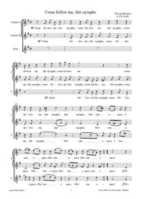 Come follow me, fair nymphs