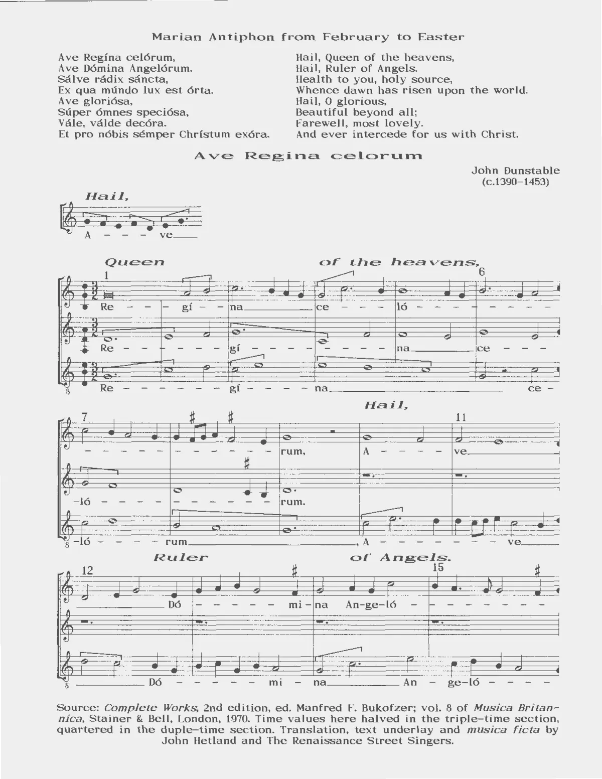 Ave Regina celorum - Page 1