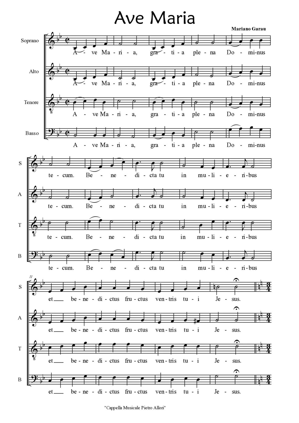 Ave Maria III - Page 1