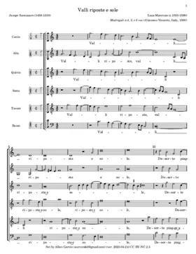 Valli riposte e sole