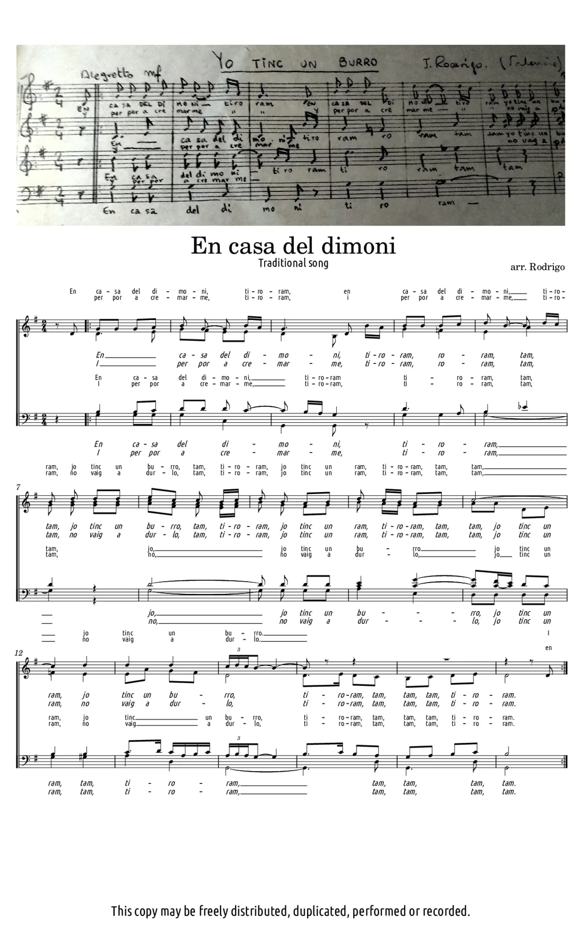 En casa del dimoni - Page 1