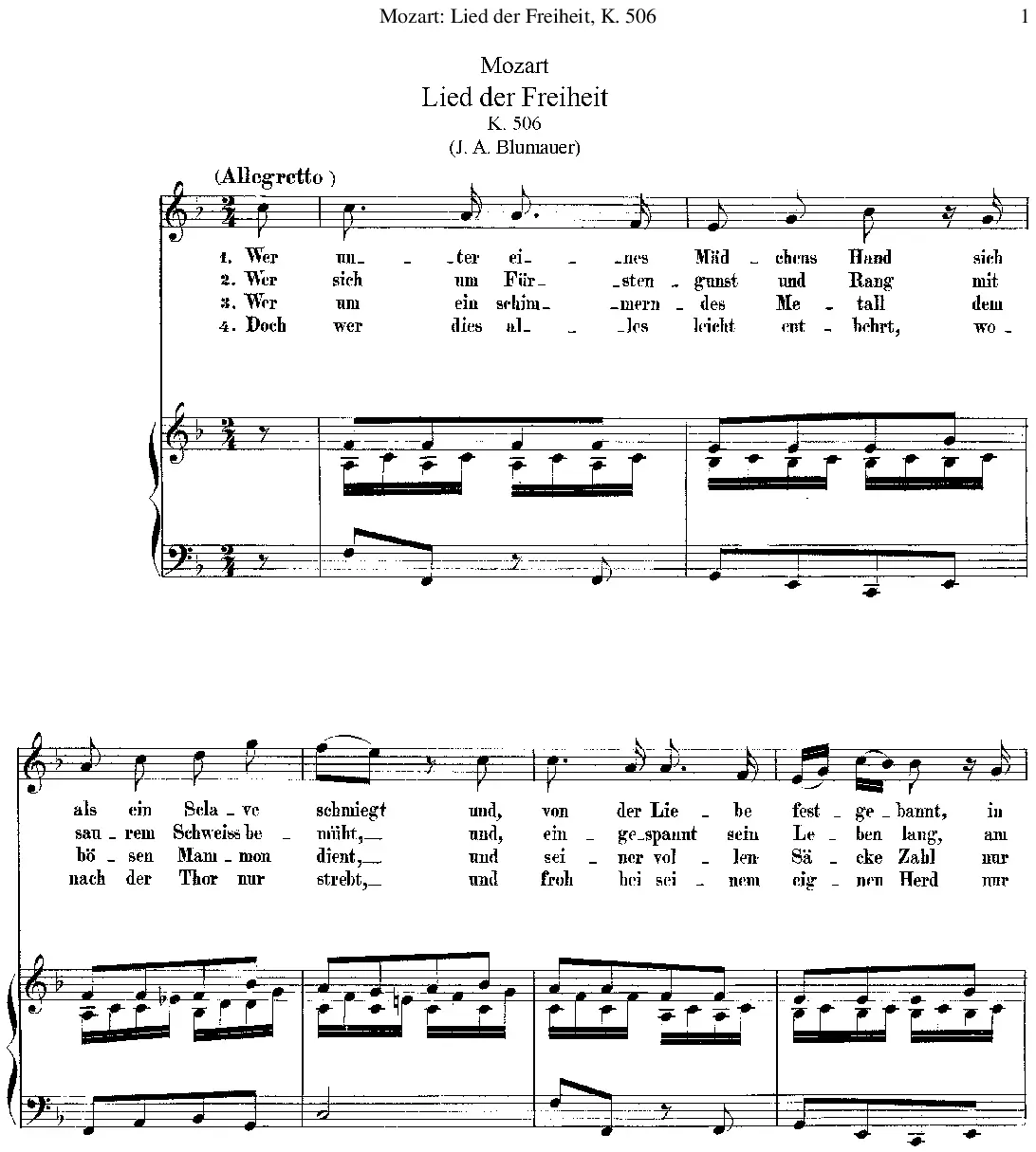 Lied der Freiheit - Page 1