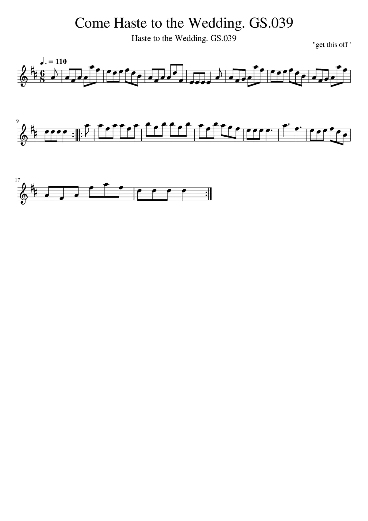 Haste to the Wedding - Page 1