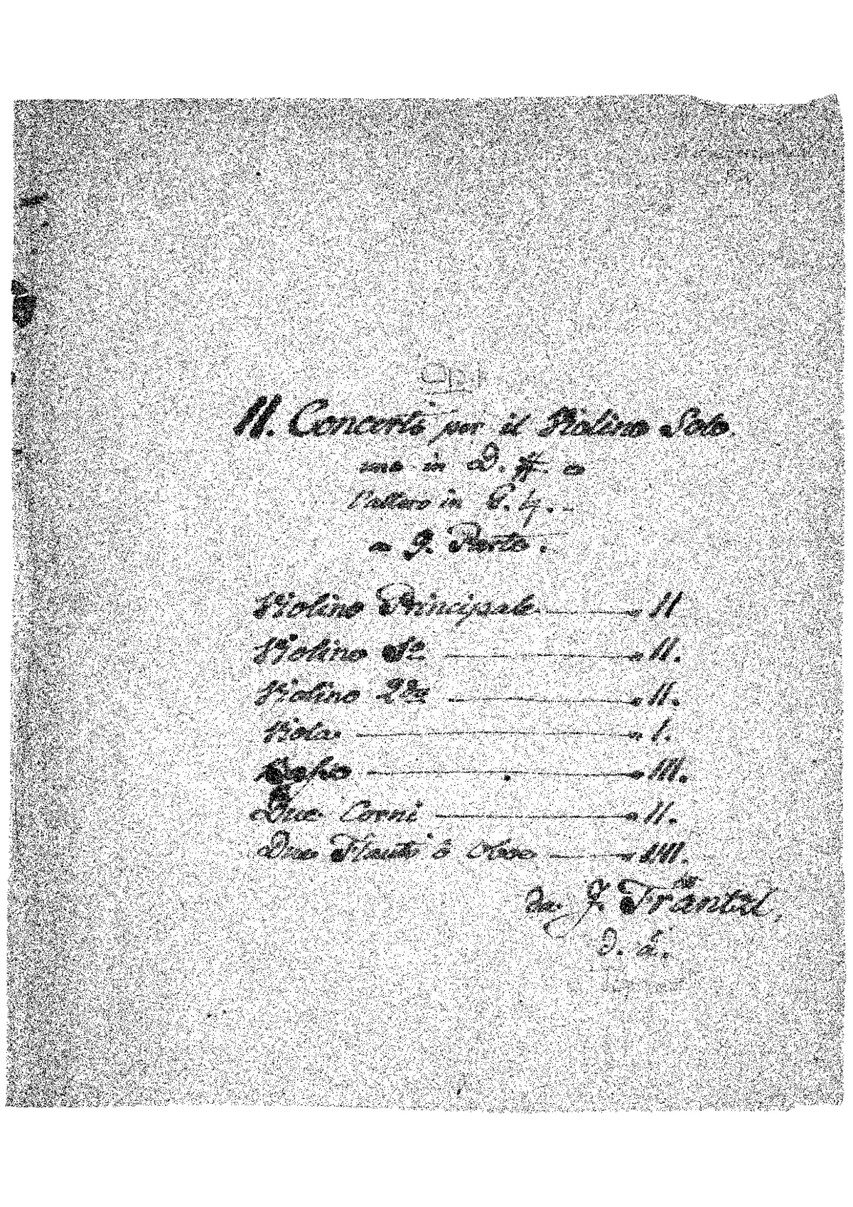 2 Violin Concertos, Op.1 - Page 1