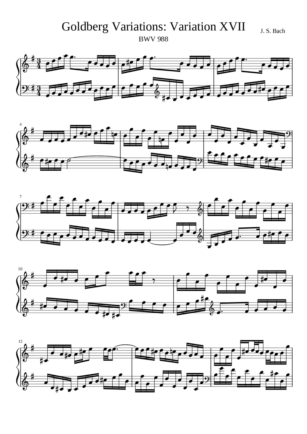 Goldberg-Variationen BWV 988 - Page 1