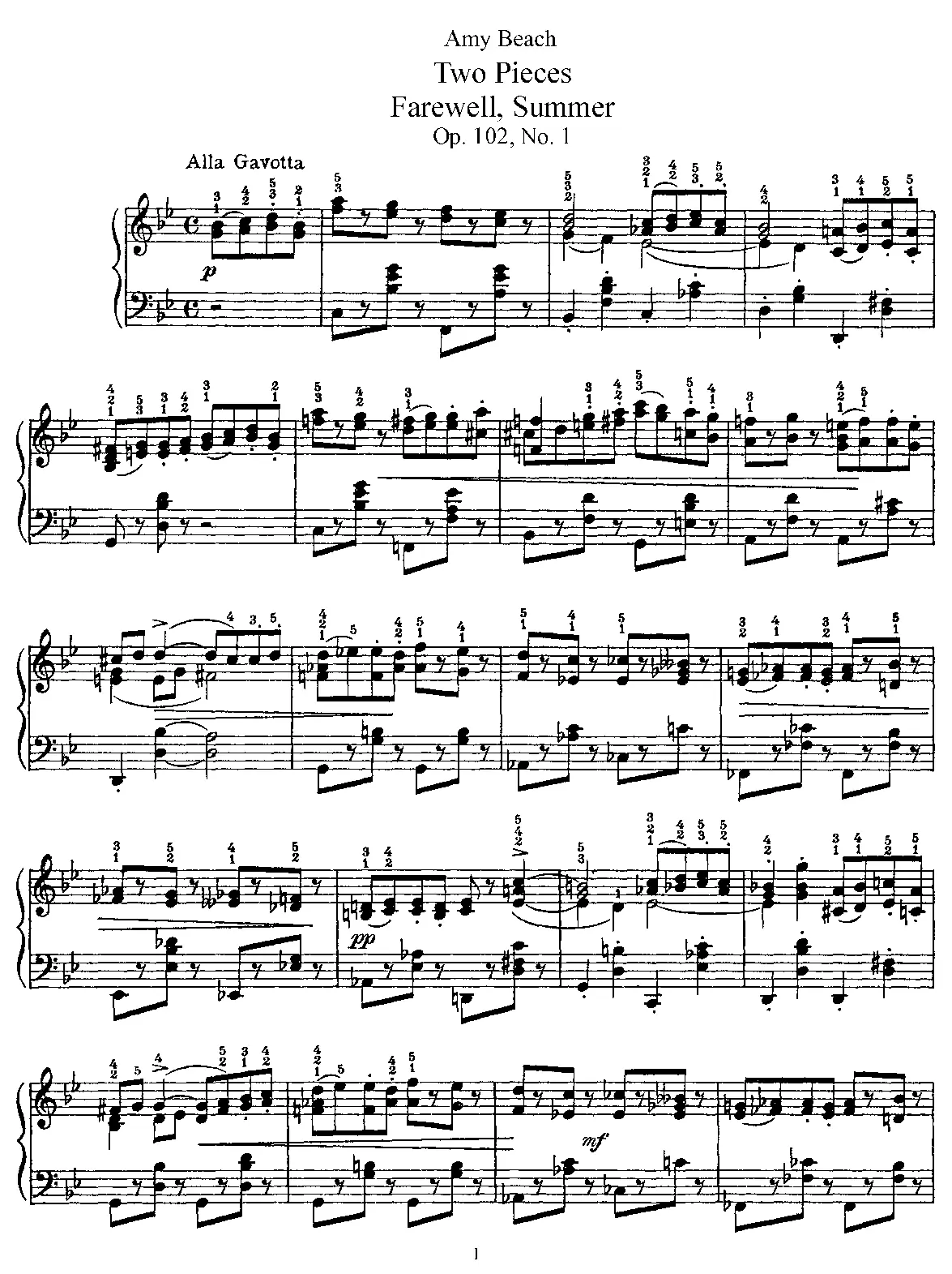 2 Piano Pieces - Page 1