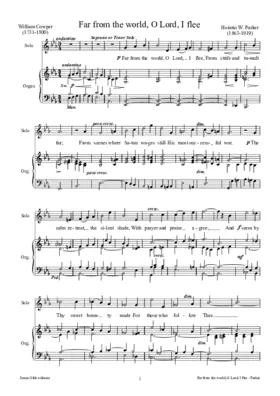 Far from the world, O Lord, I flee