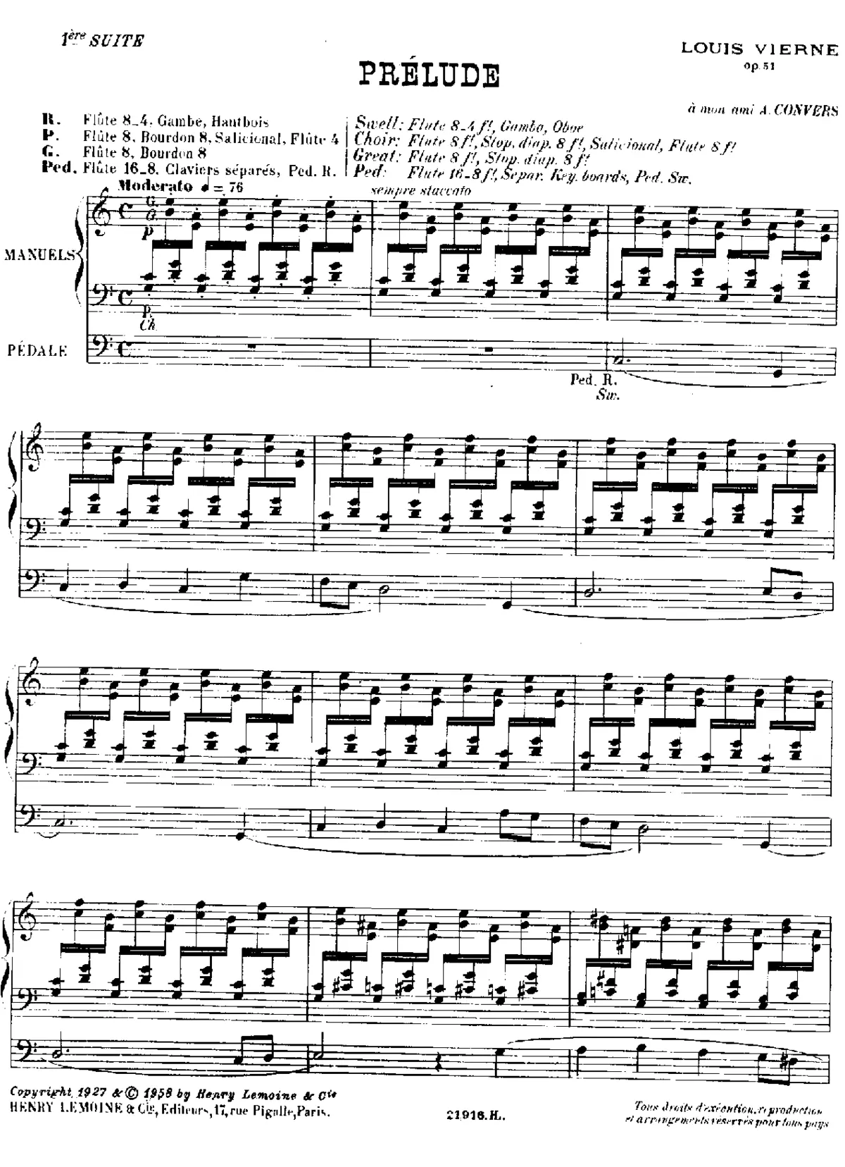 24 Pièces de Fantaisie pour orgue - Page 1