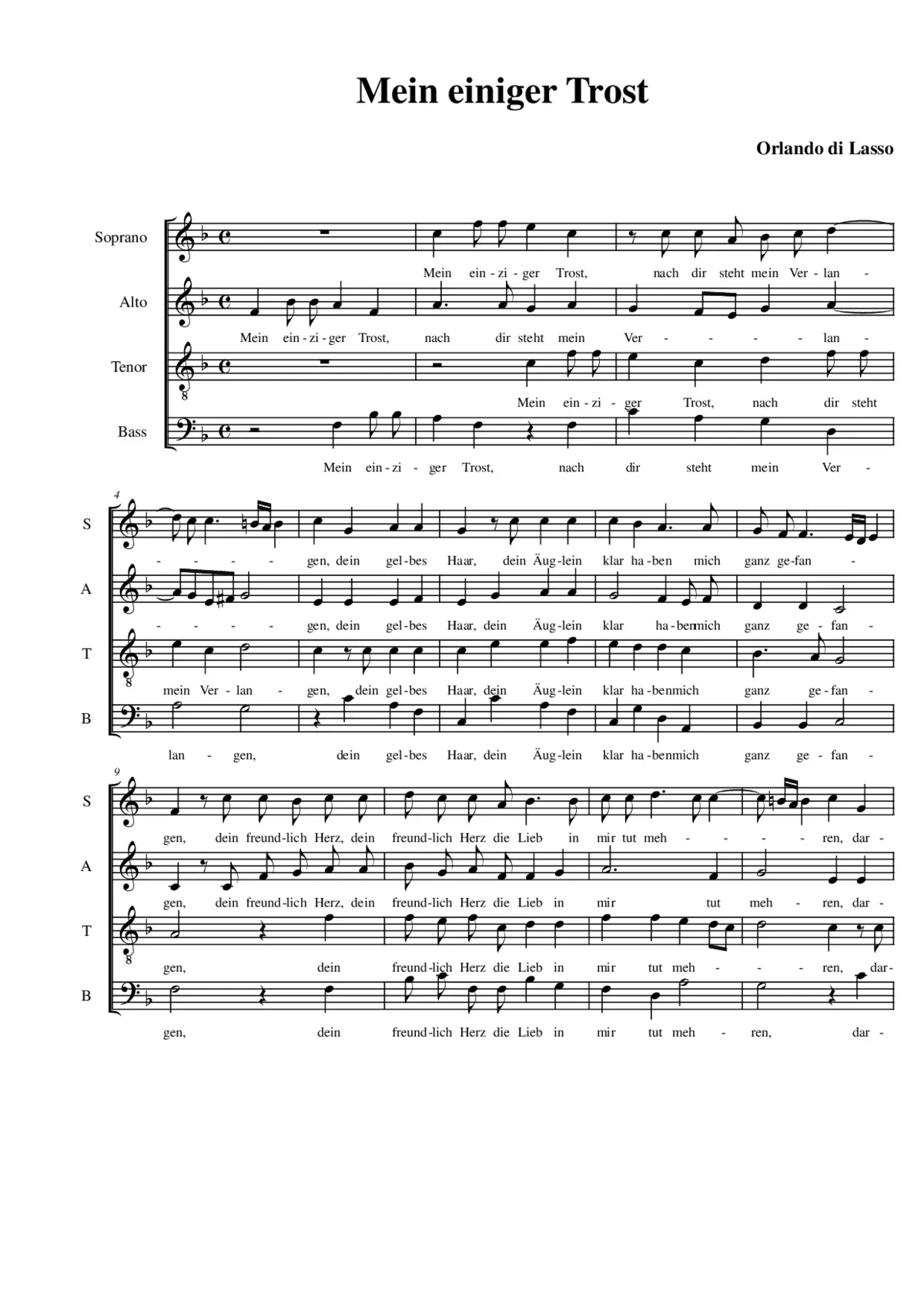Mein einiger Trost - Page 1