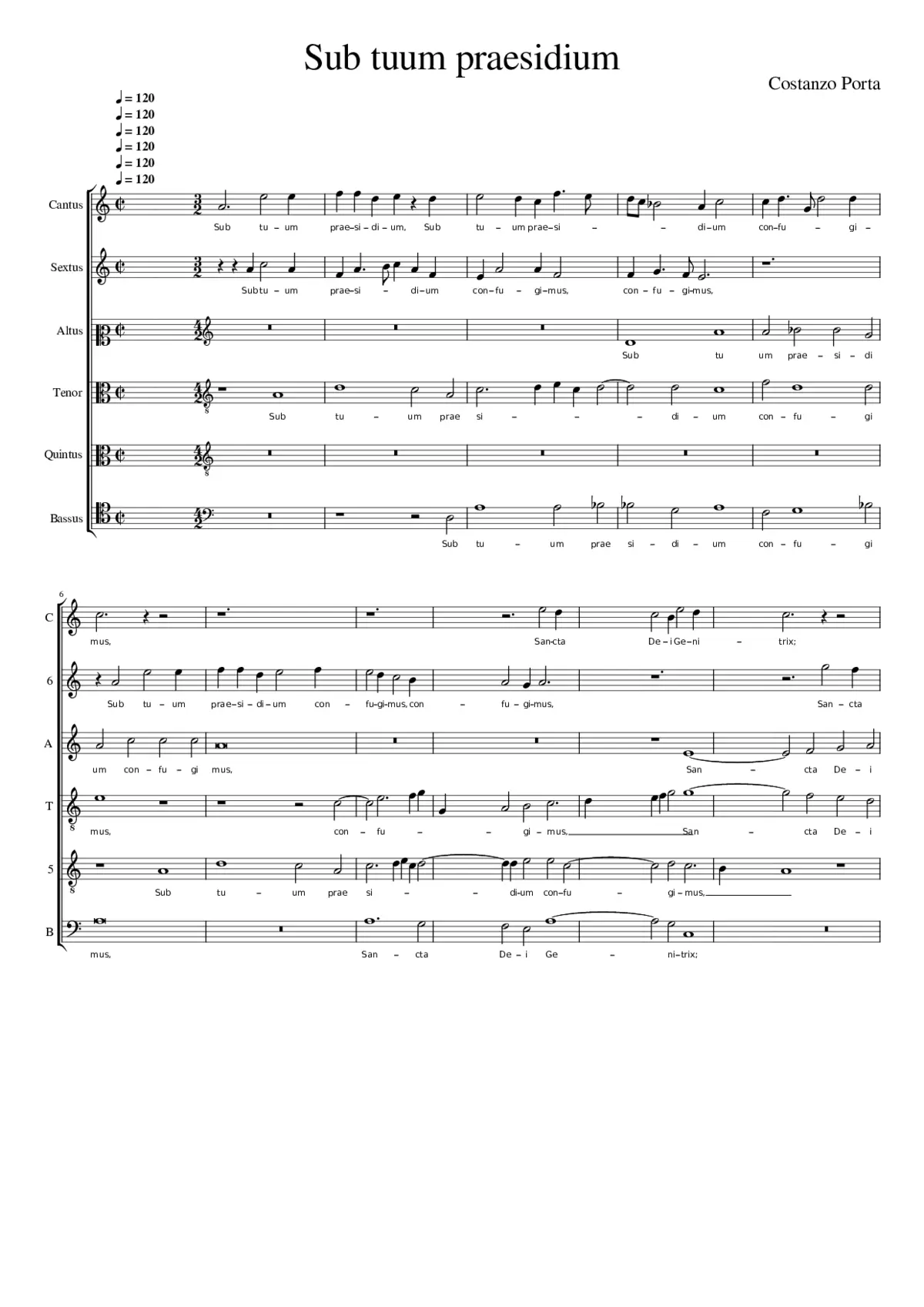 Sub tuum praesidium - Page 1
