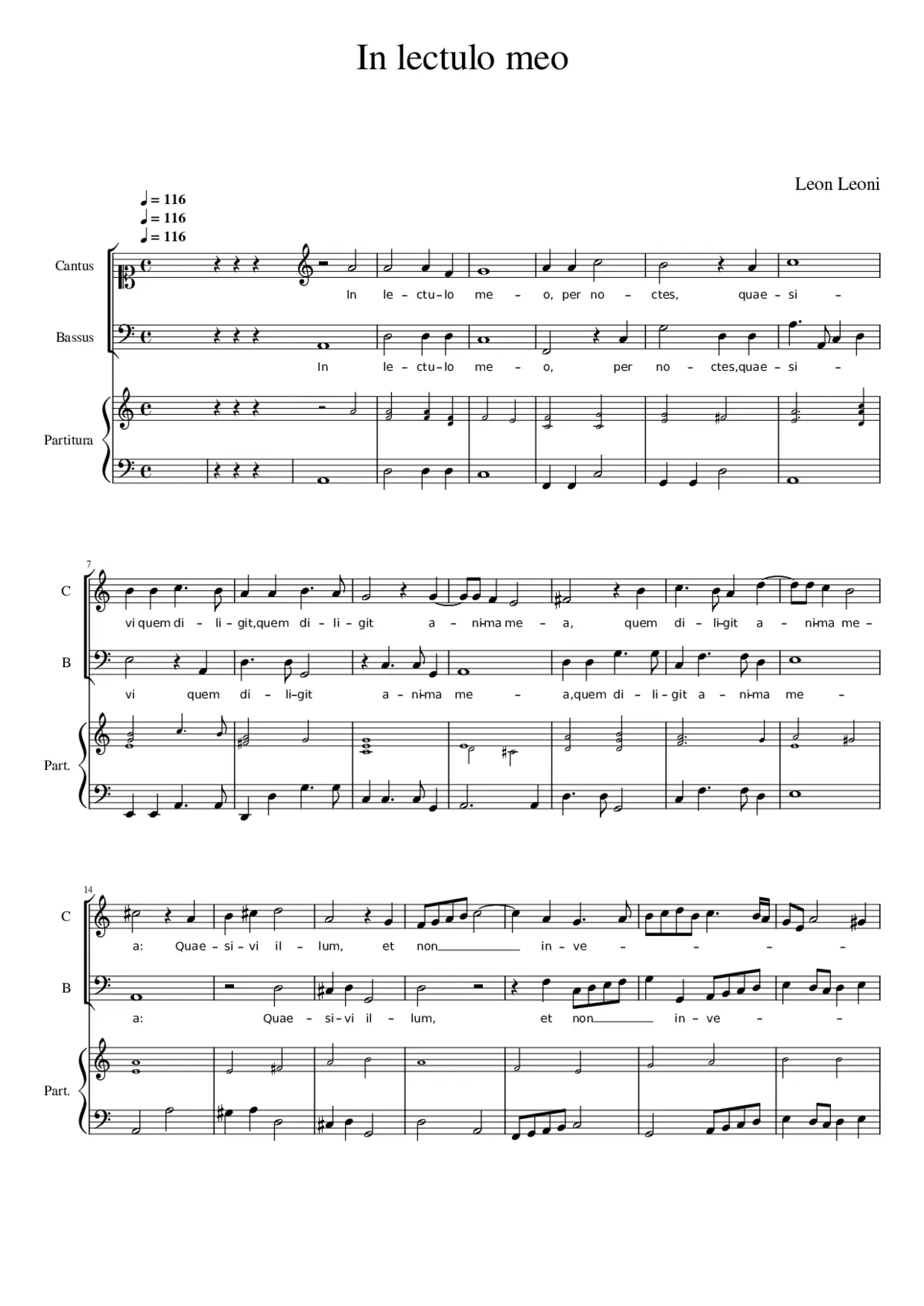 In lectulo meo - Page 1