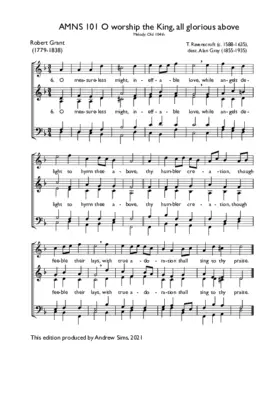 O worship the King (II)