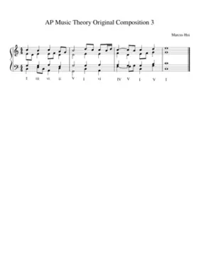 AP Music Theory Original Composition 3