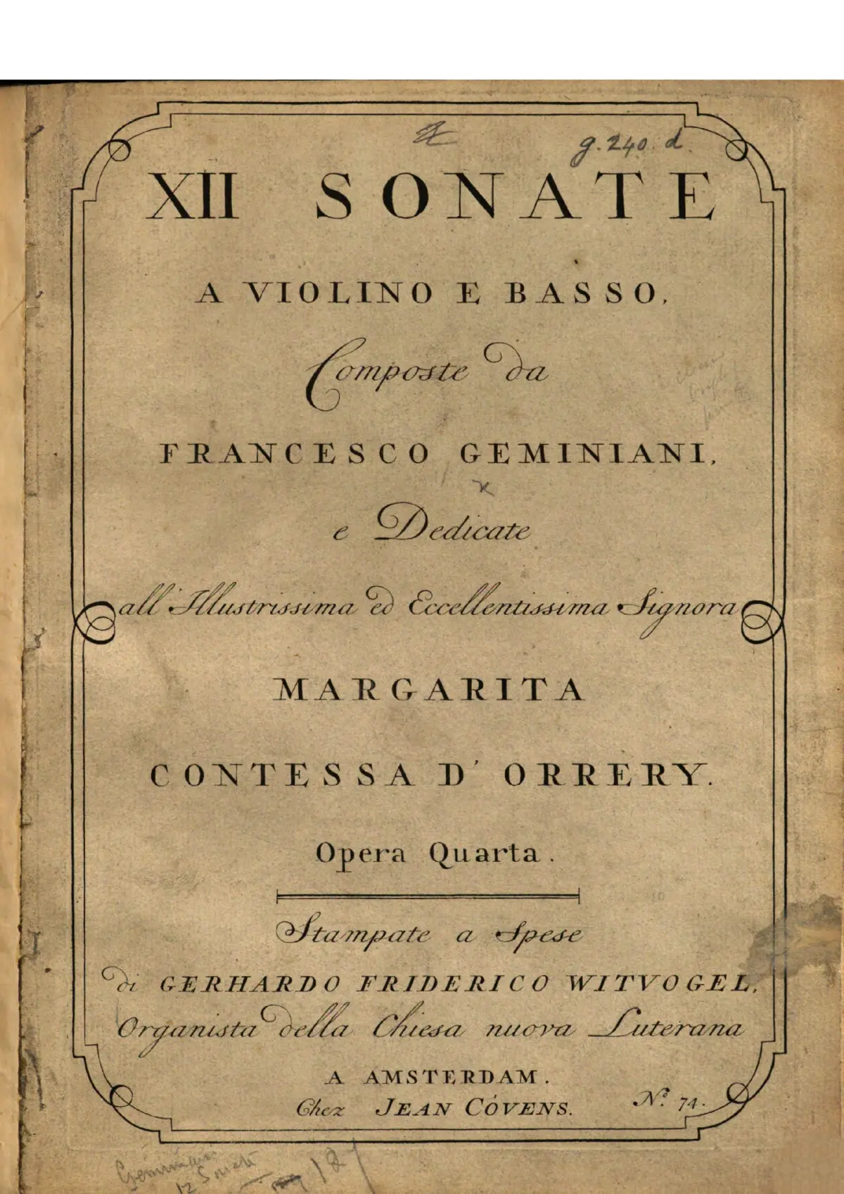 12 Violin Sonatas - Page 1