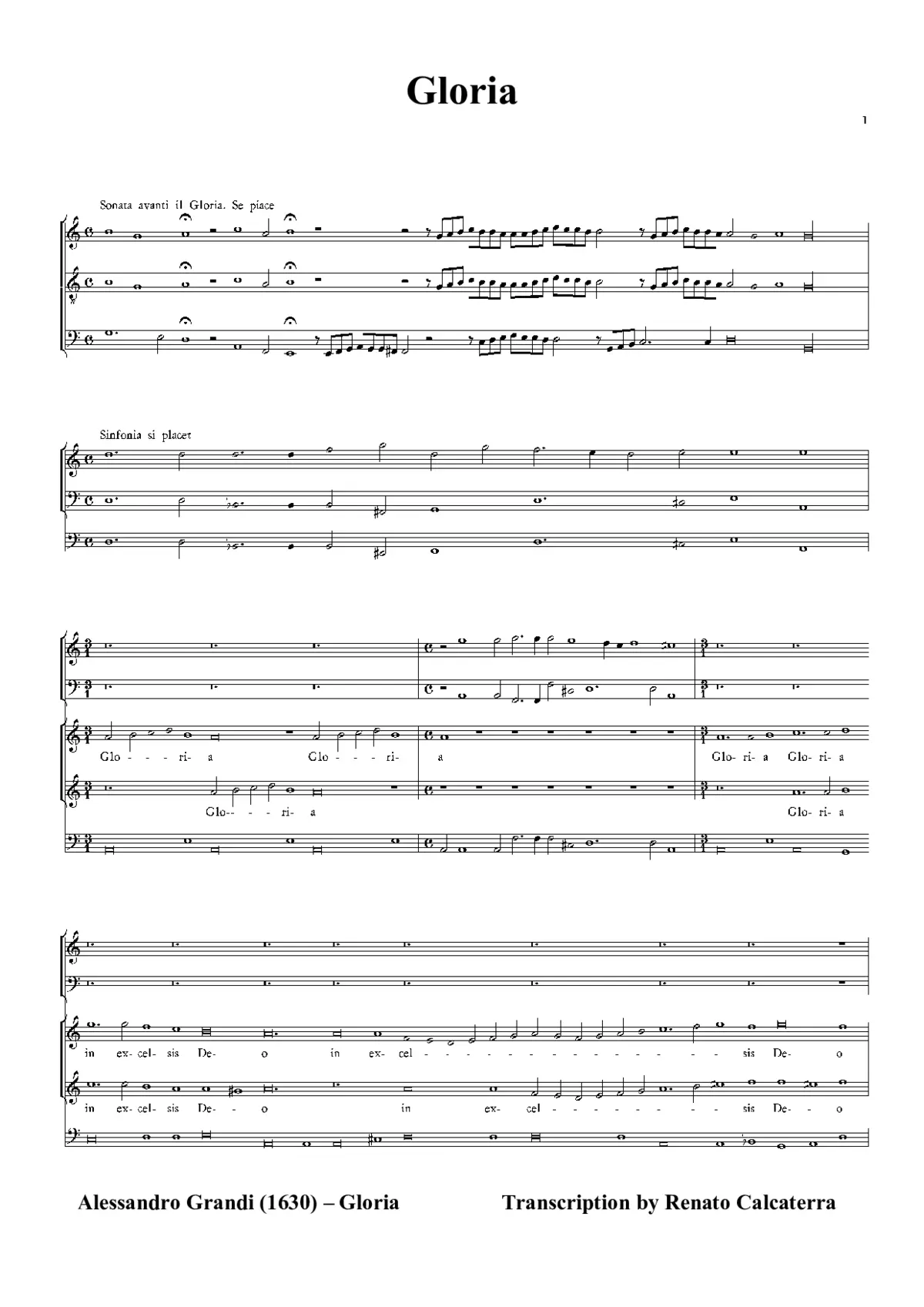 Gloria - Page 1