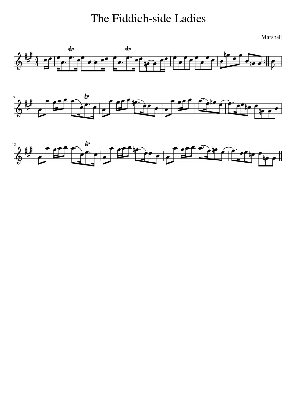 The Fiddich-side Ladies - Page 1