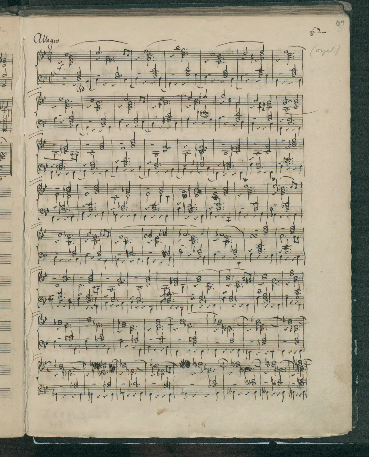 Allegro in B-flat major - Page 1