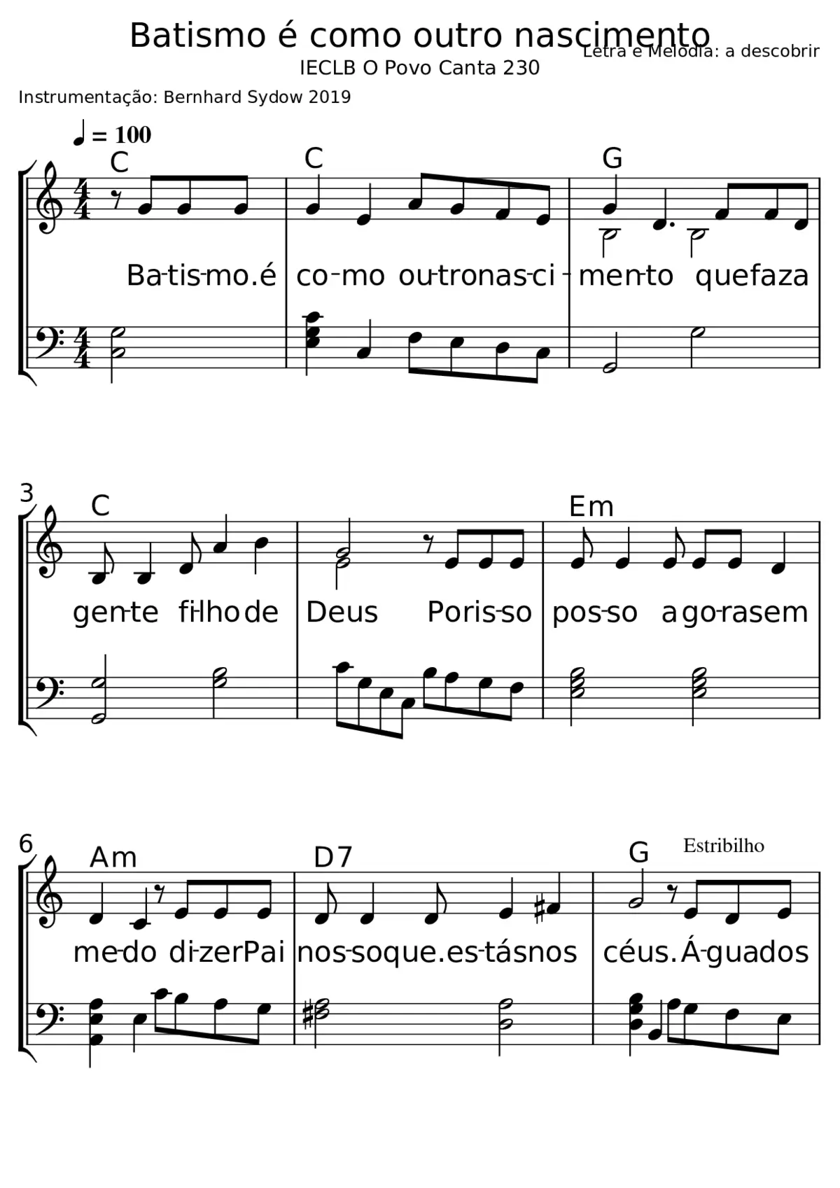 Batismo - água da vida - Page 1