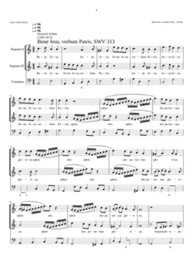 Bone Jesu verbum Patris SWV 313
