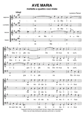 Ave Maria (SATB)