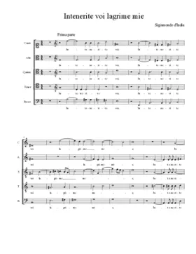 Intenerite voi lagrime mie