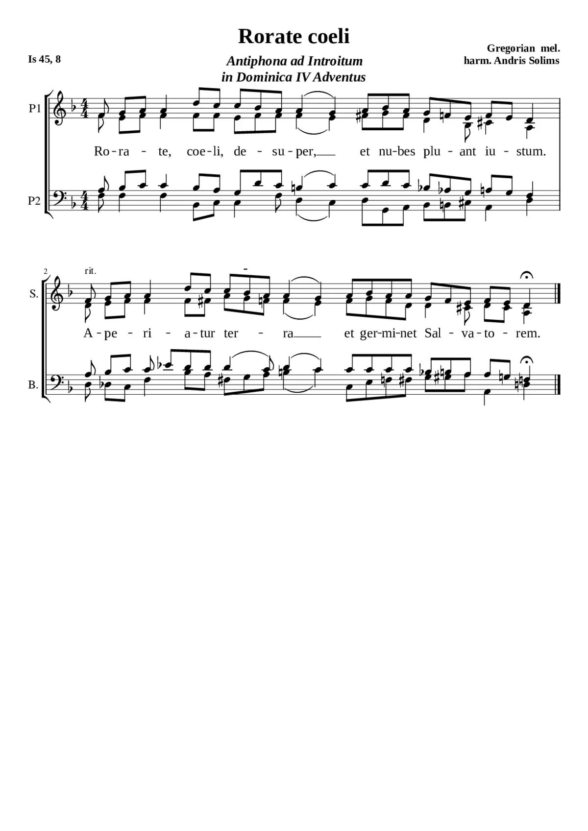 Rorate coeli - Page 1