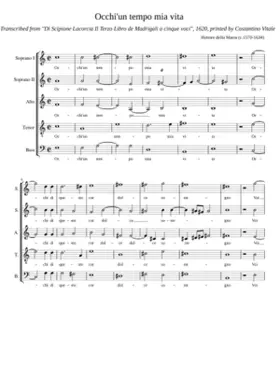 Occhi'un tempo mia vita