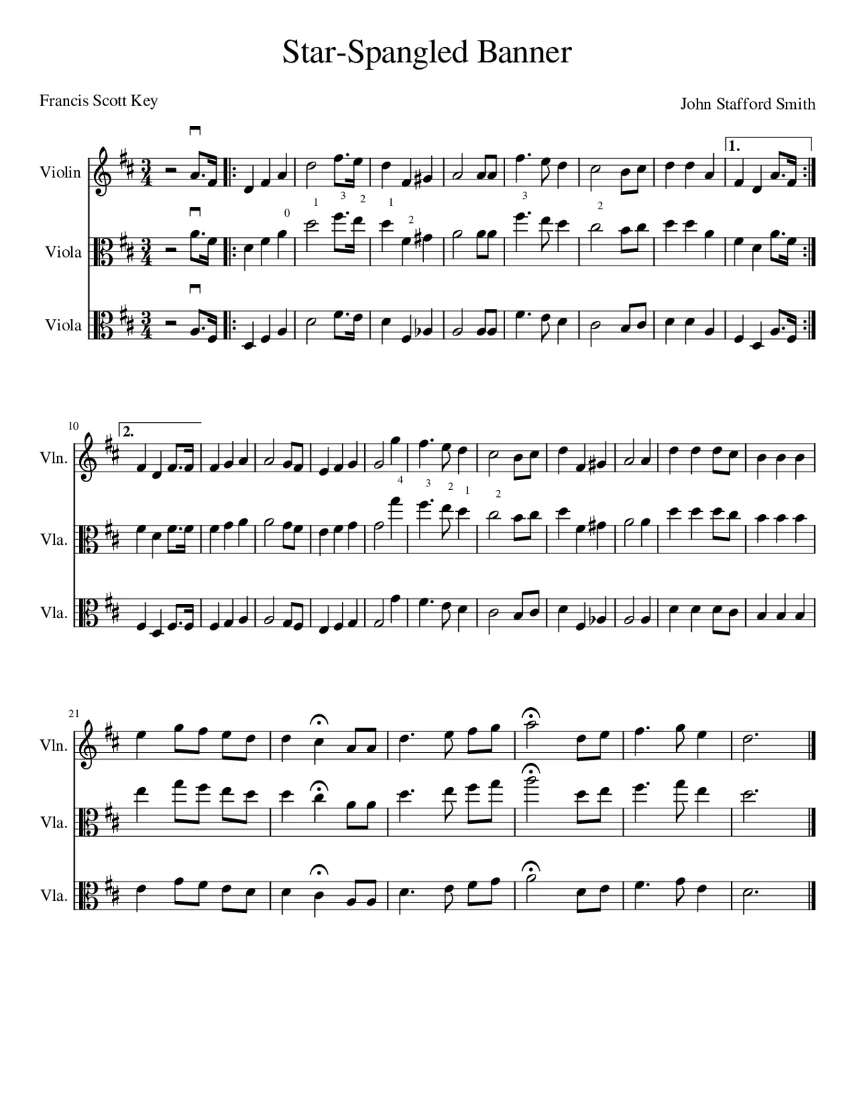 Star-Spangled Banner - Page 1
