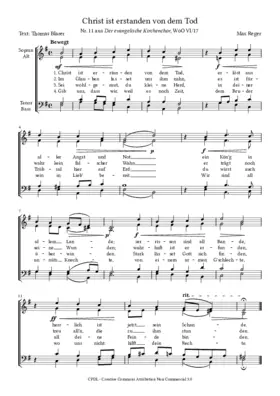Christ ist erstanden von dem Tod, WoO VI 17, No. 11