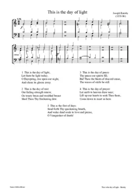 This is the day of light