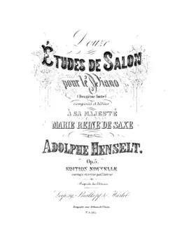 12 Études de salon