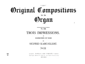 3 Impressions for Organ