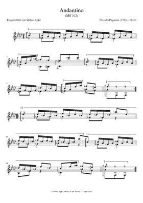 Andantino in F minor