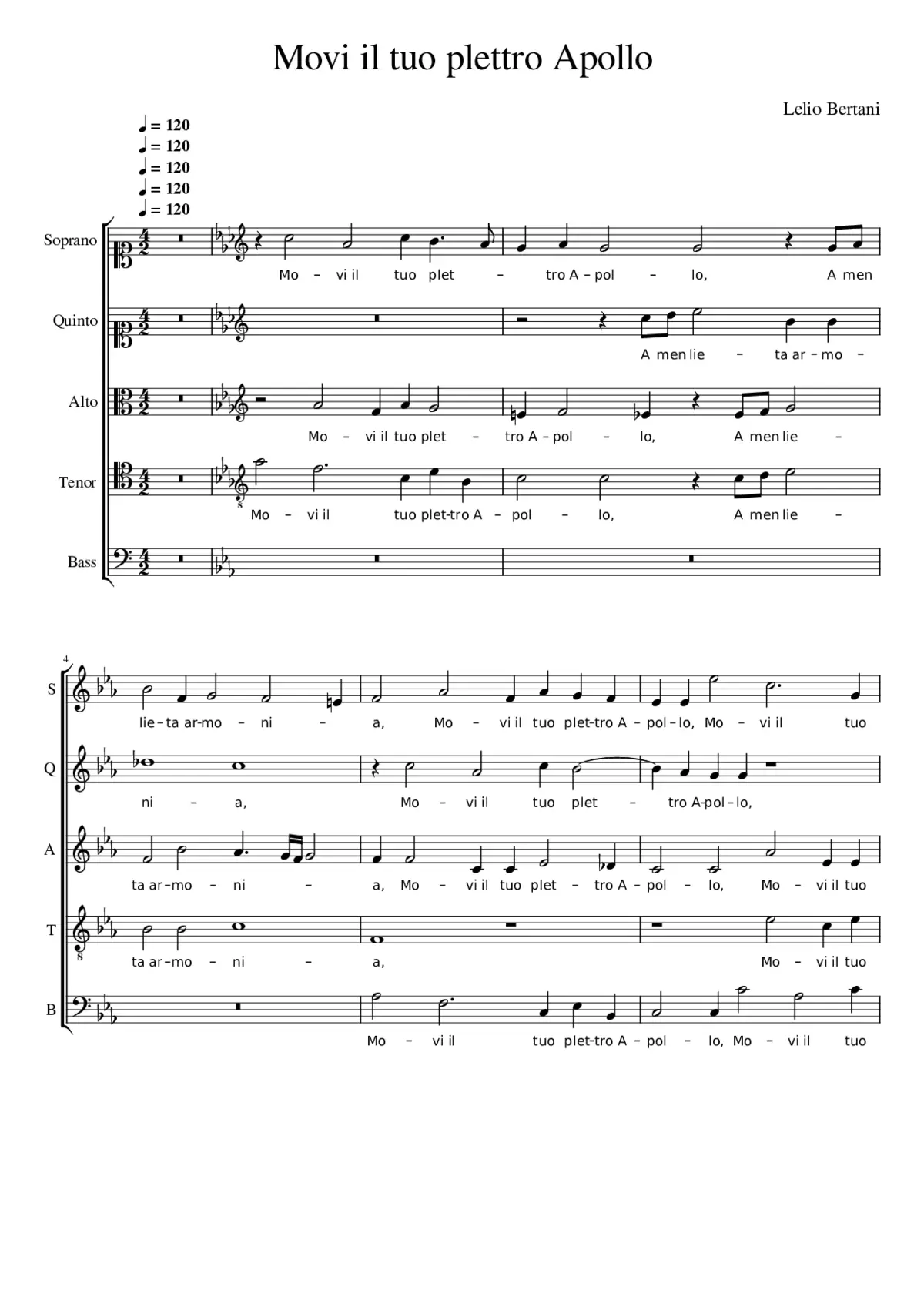 Movi il tuo plettro Apollo - Page 1