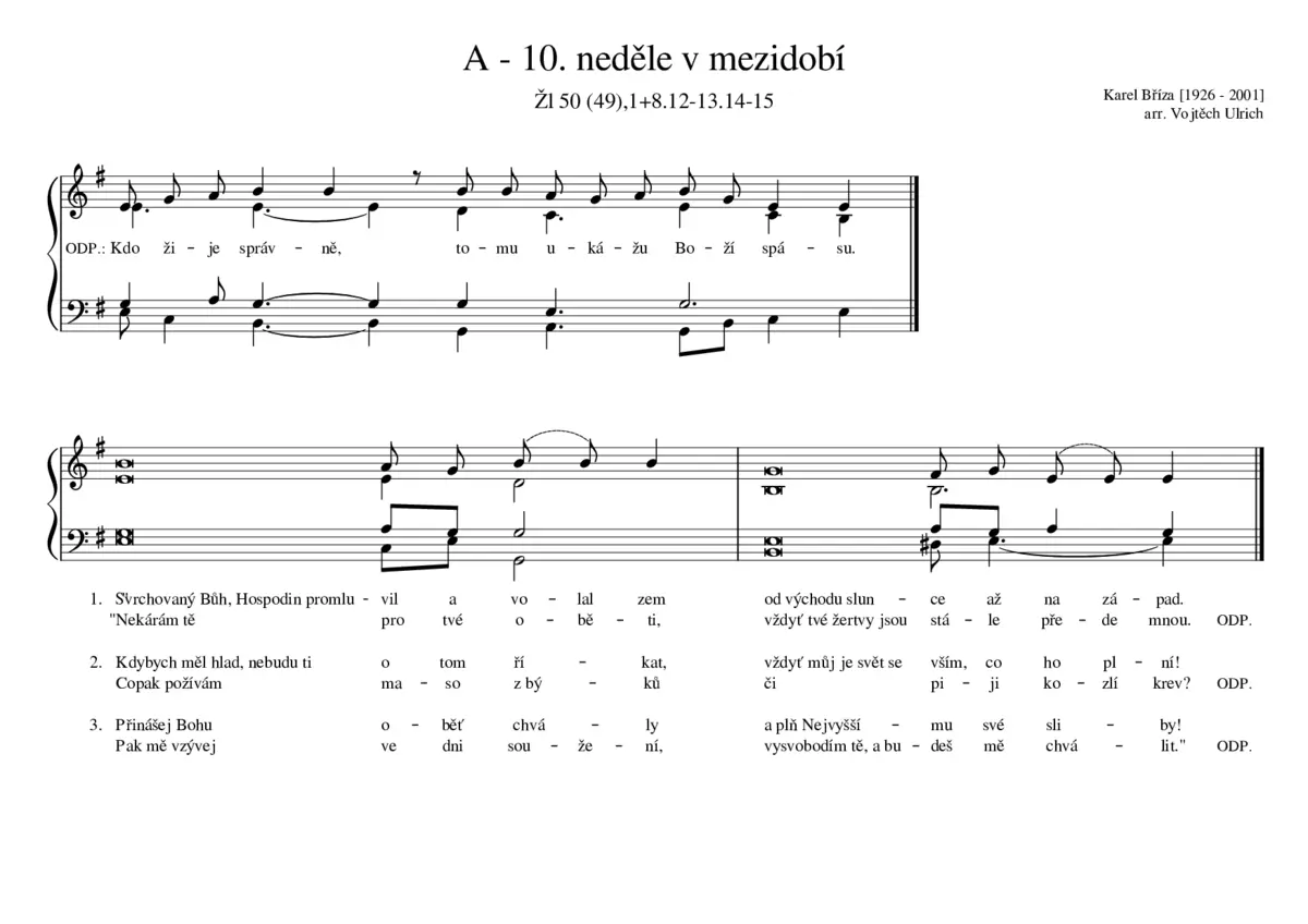 A - 10. neděle v mezidobí - Page 1