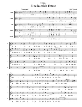 E ne la calda Estate