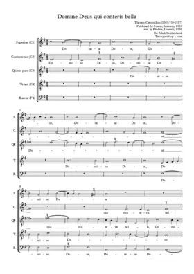 Domine Deus qui conteris bella