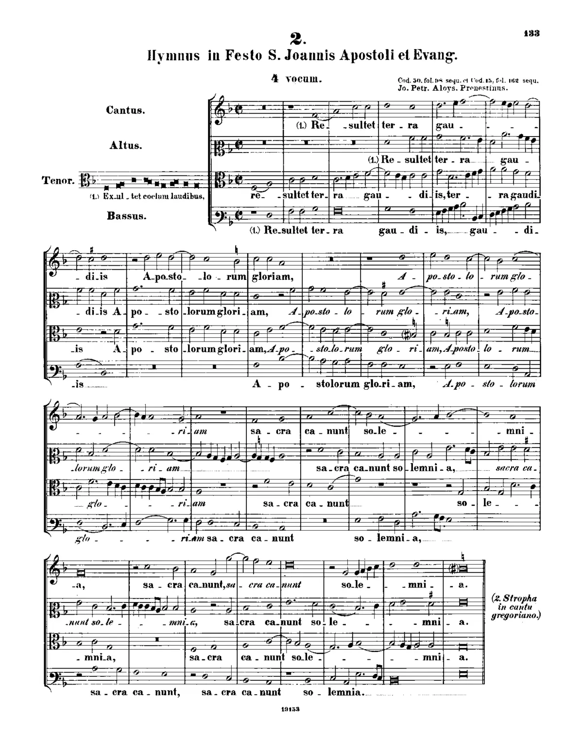 Exultet coelum laudibus - Page 1
