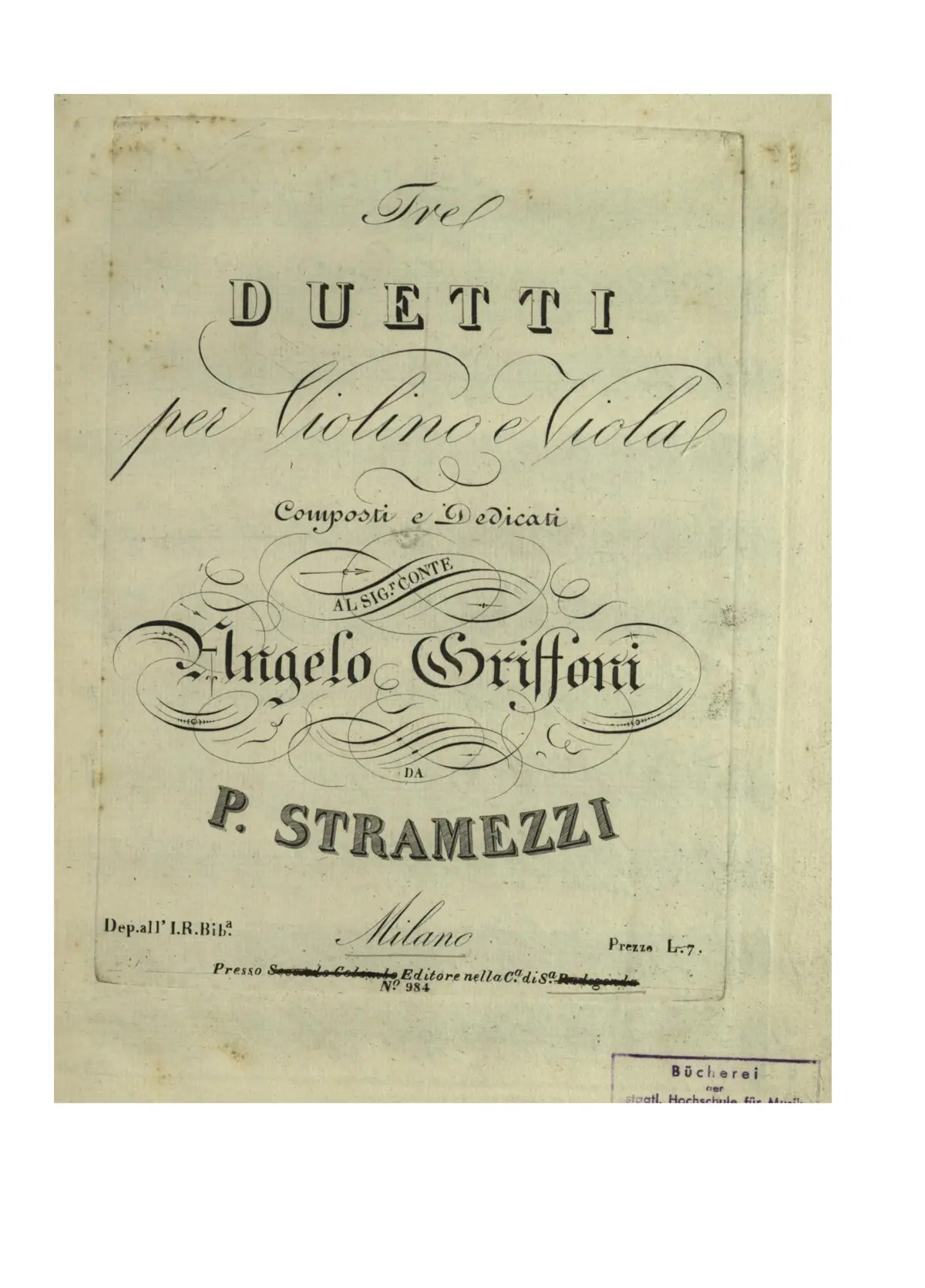 3 Duetti - Page 1
