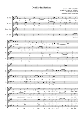 O felix desiderium