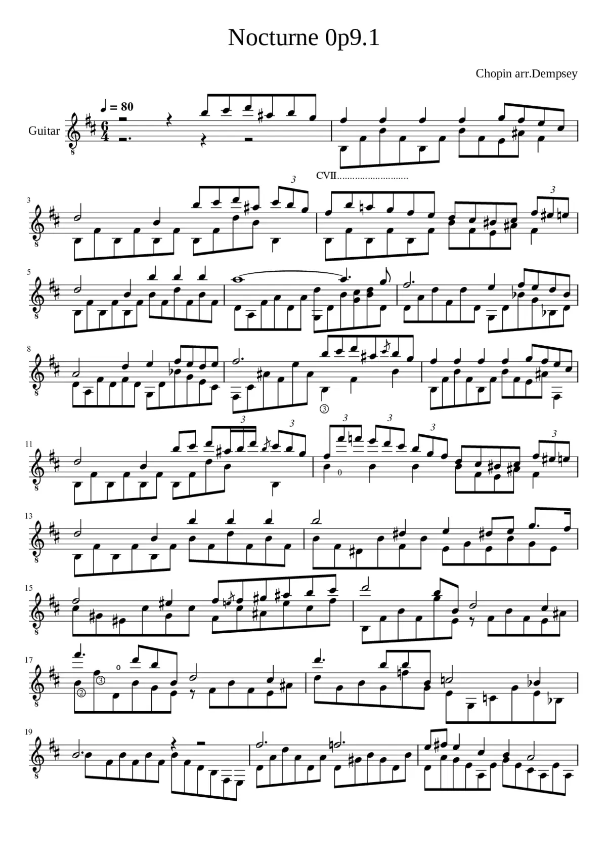 Nocturnes Op.9 - Page 1